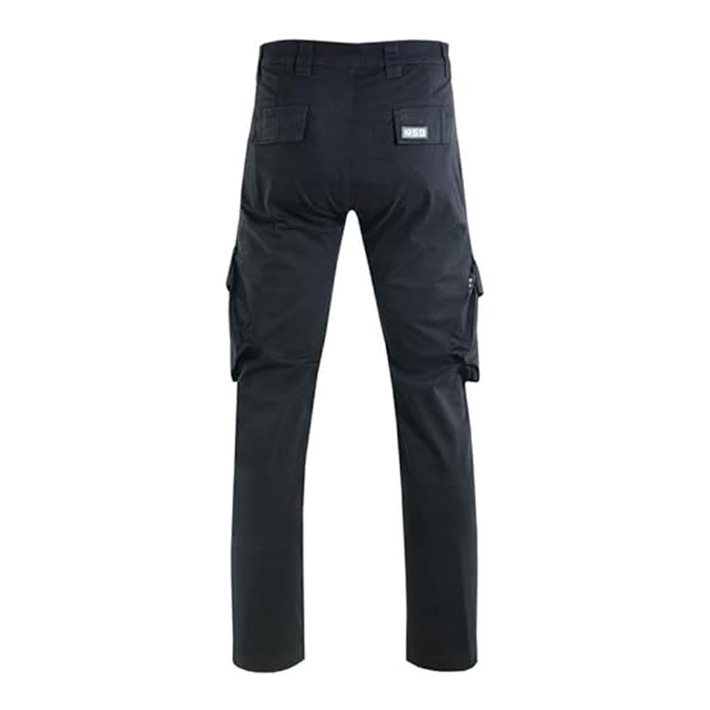 MS9 T1 Mens Cargo Slim Fit Stretch Spandex Work Trousers - MS9