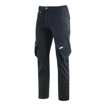 MS9 T1 Mens Cargo Slim Fit Stretch Spandex Work Trousers - MS9