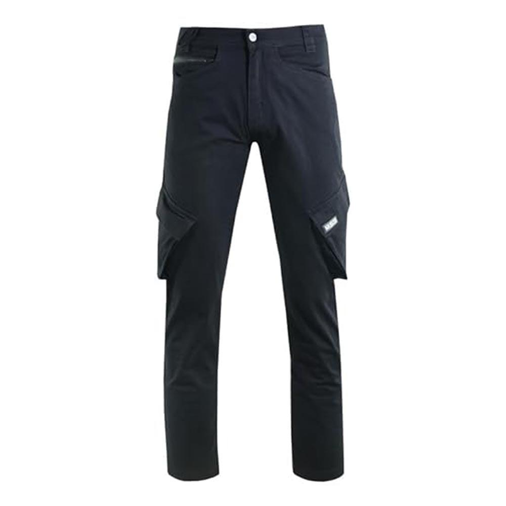 MS9 T1 Mens Cargo Slim Fit Stretch Spandex Work Trousers - MS9