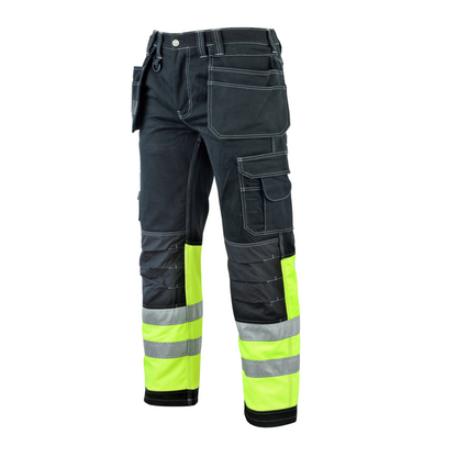 MS9 Mens Hi Viz Vis  Cargo Combat Holster Pockets Tactical Working Work Trouser Trousers Pants Jeans