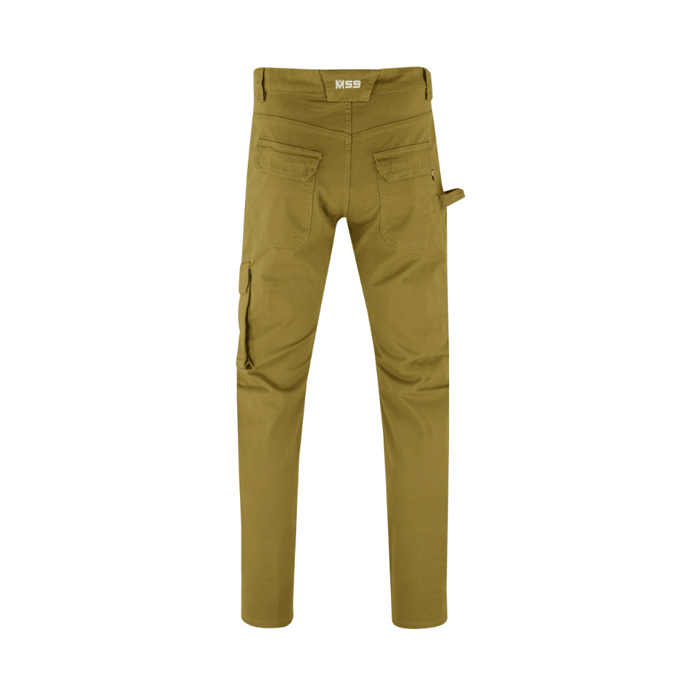 MS9 K1 Mens Cargo Slim Fit Stretch Work Pants - MS9