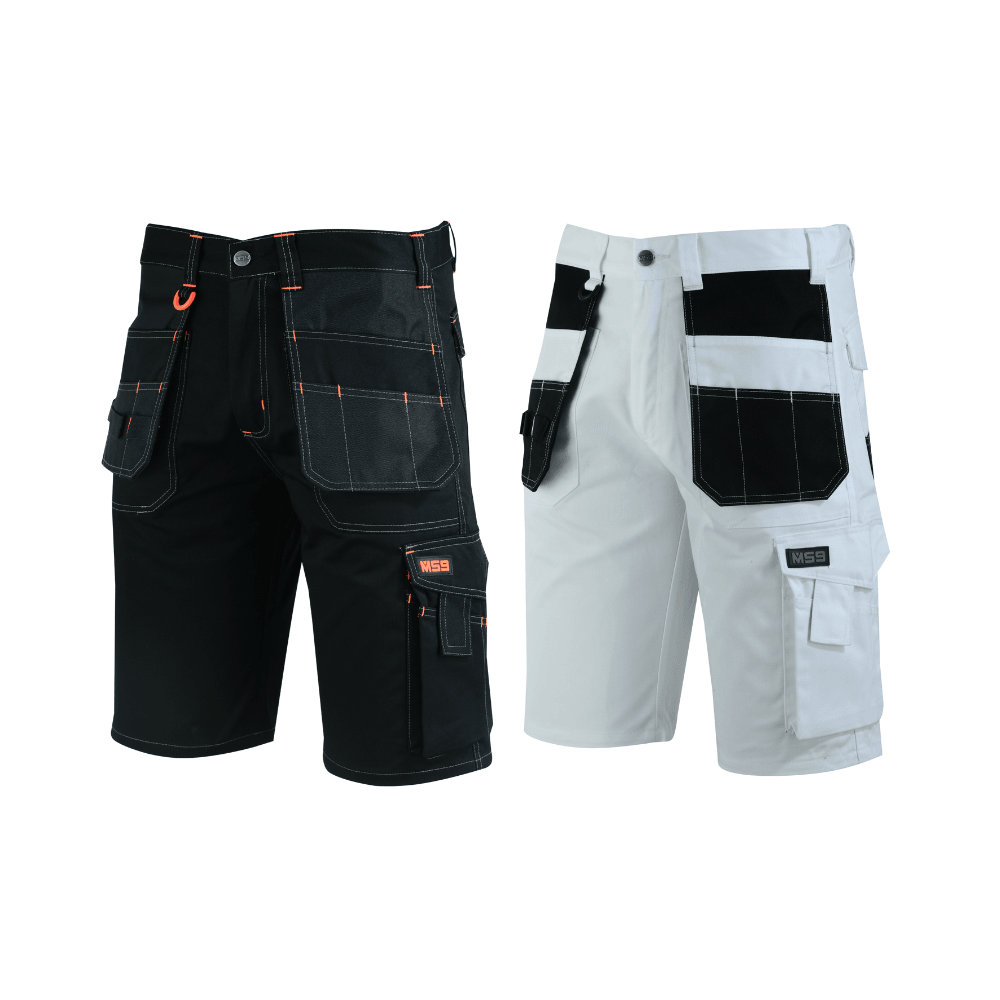 Mens Cargo Work Shorts Holster Pockets | MS9 Workwear