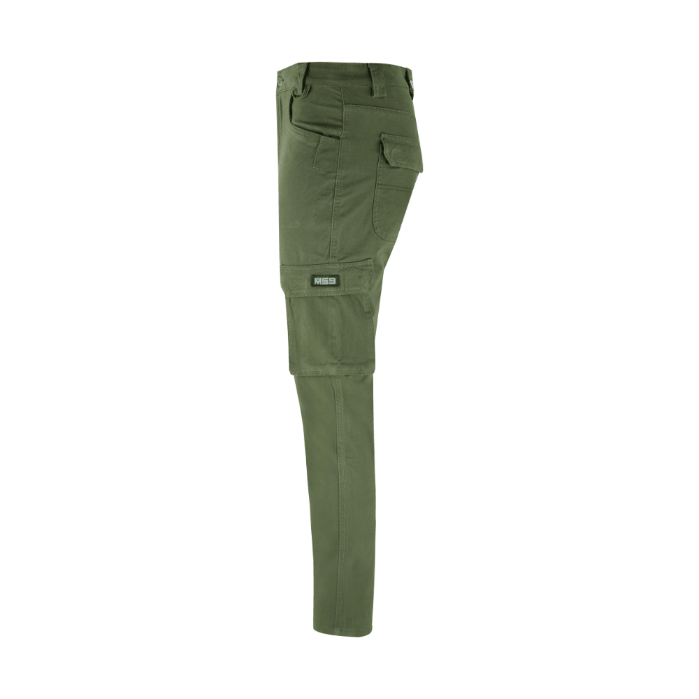 MS9 K1 Mens Cargo Slim Fit Stretch Work Pants - MS9