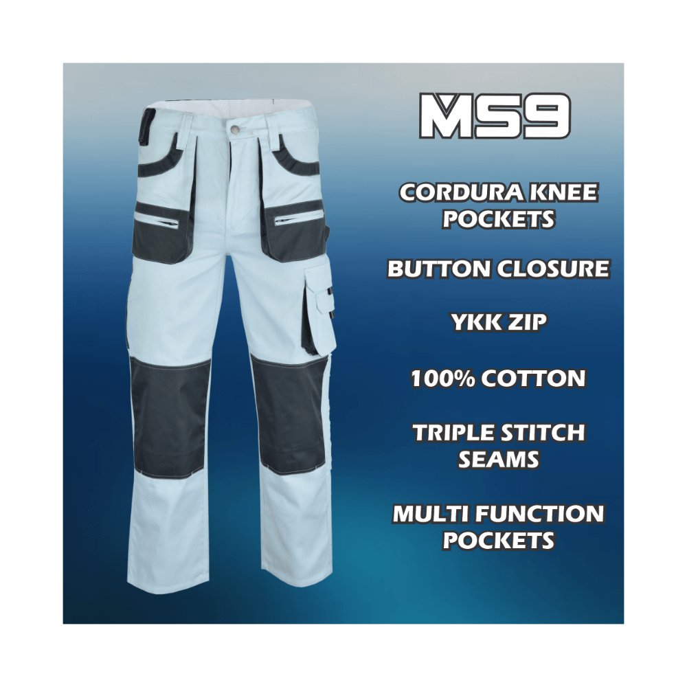MS9 1155 Mens Painters Decorators Cargo Work Trouser - MS9