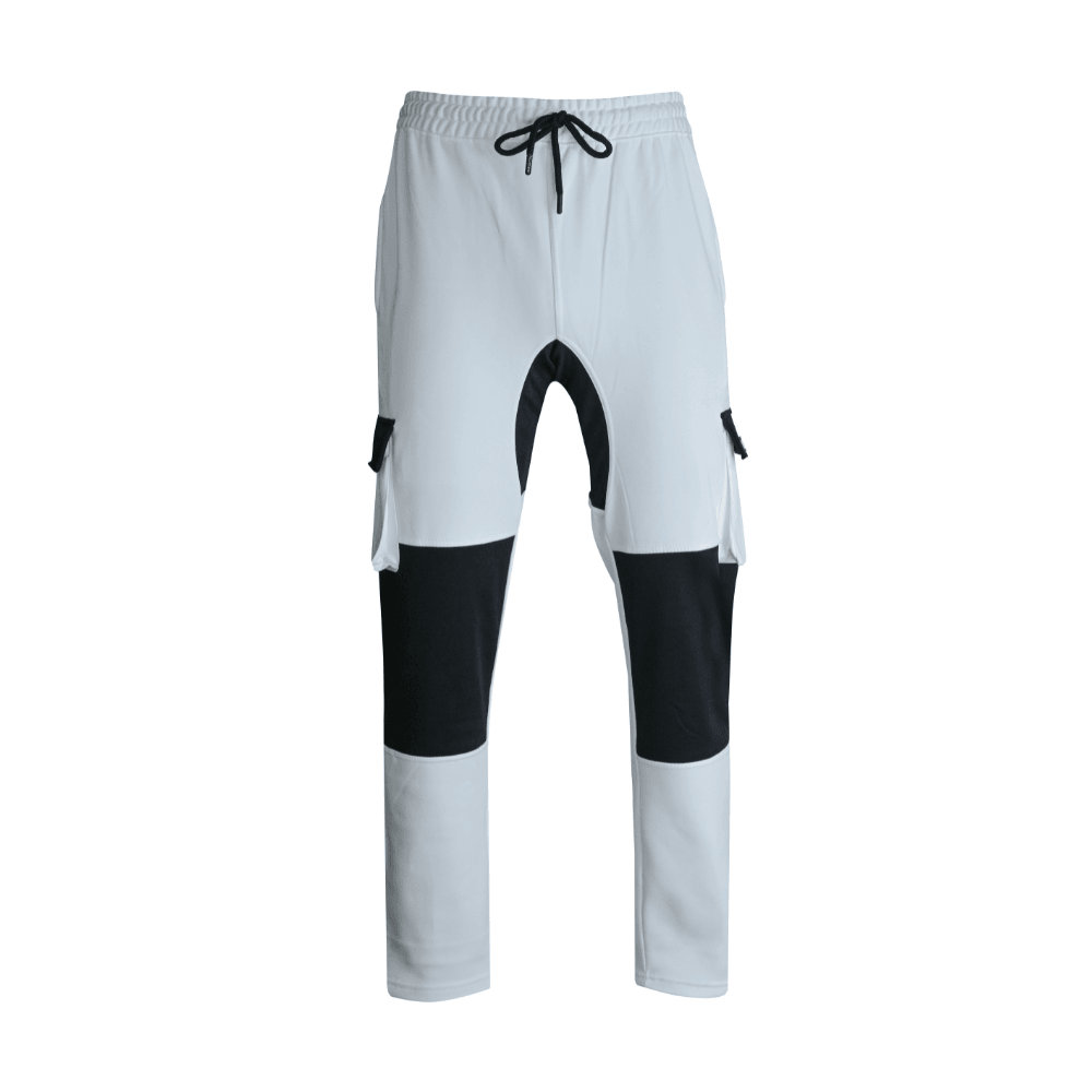 MS9 H10 White Mens Painters Fleece Decorators Work Trousers - MS9