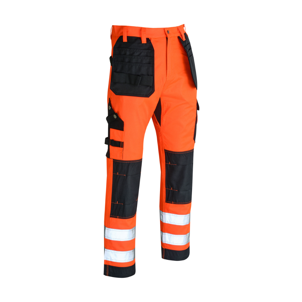 MS9 Mens Hi Viz Vis  Cargo Combat Holster Pockets Tactical Working Work Trouser Trousers Pants Jeans