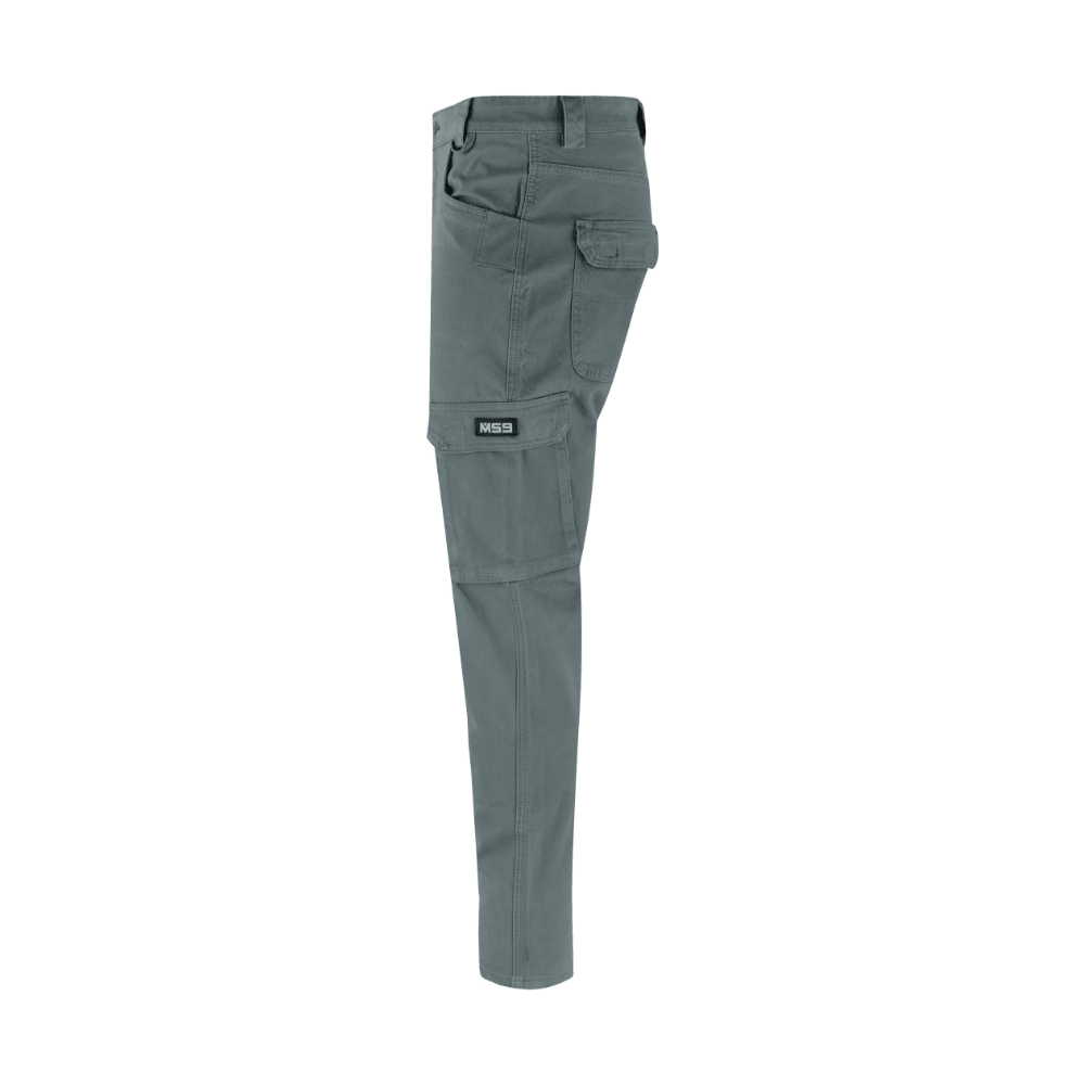 MS9 K1 Mens Cargo Slim Fit Stretch Work Pants - MS9