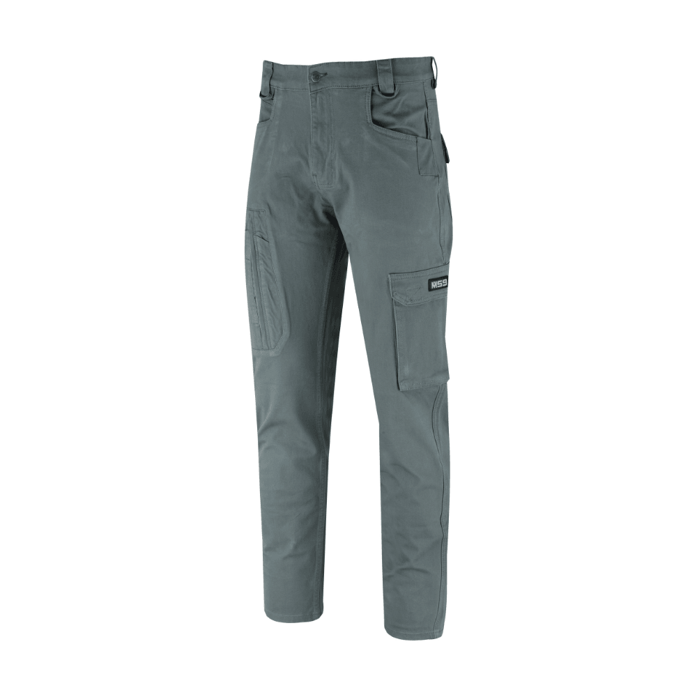 MS9 K1 Mens Cargo Slim Fit Stretch Work Pants - MS9