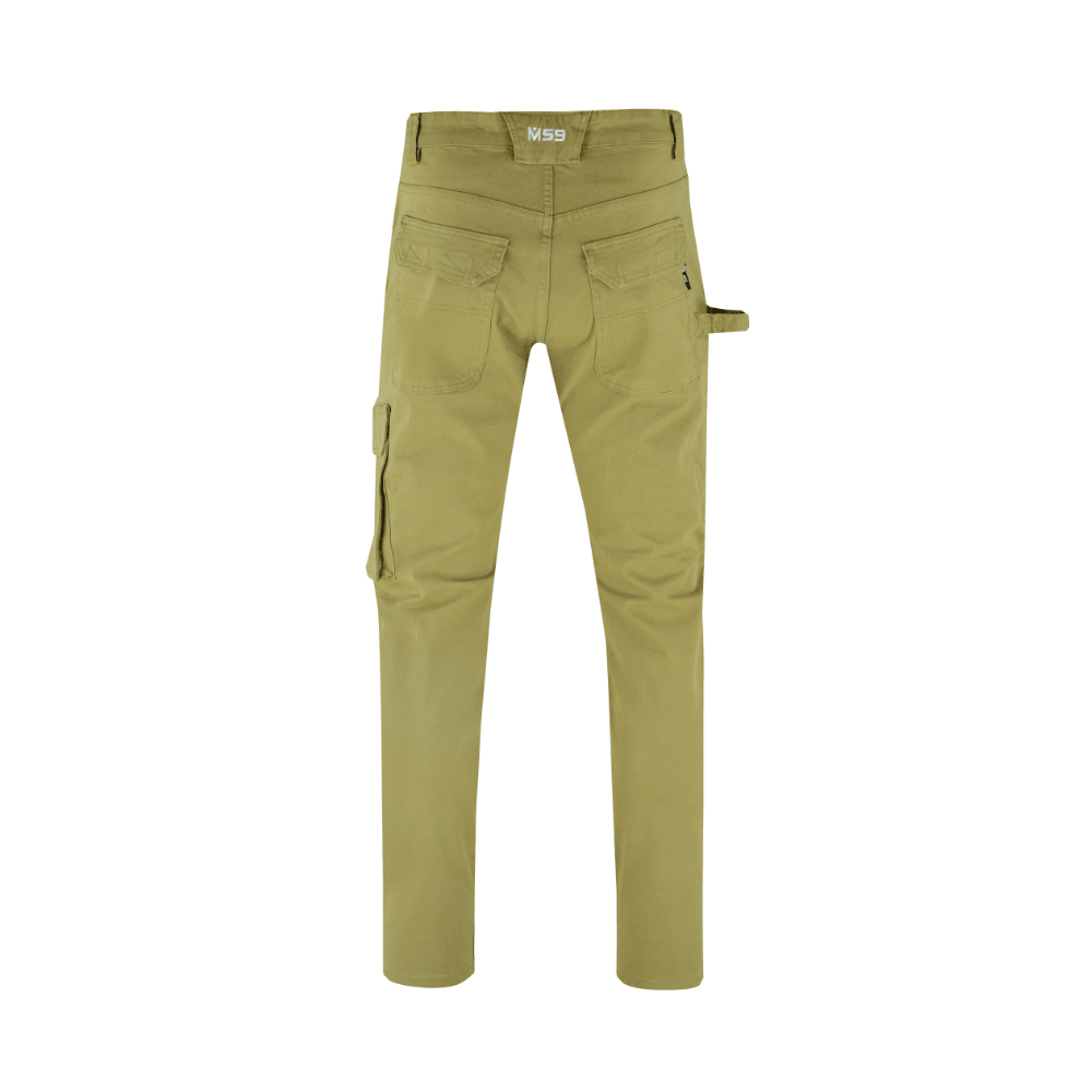 MS9 K1 Mens Cargo Slim Fit Stretch Work Pants - MS9