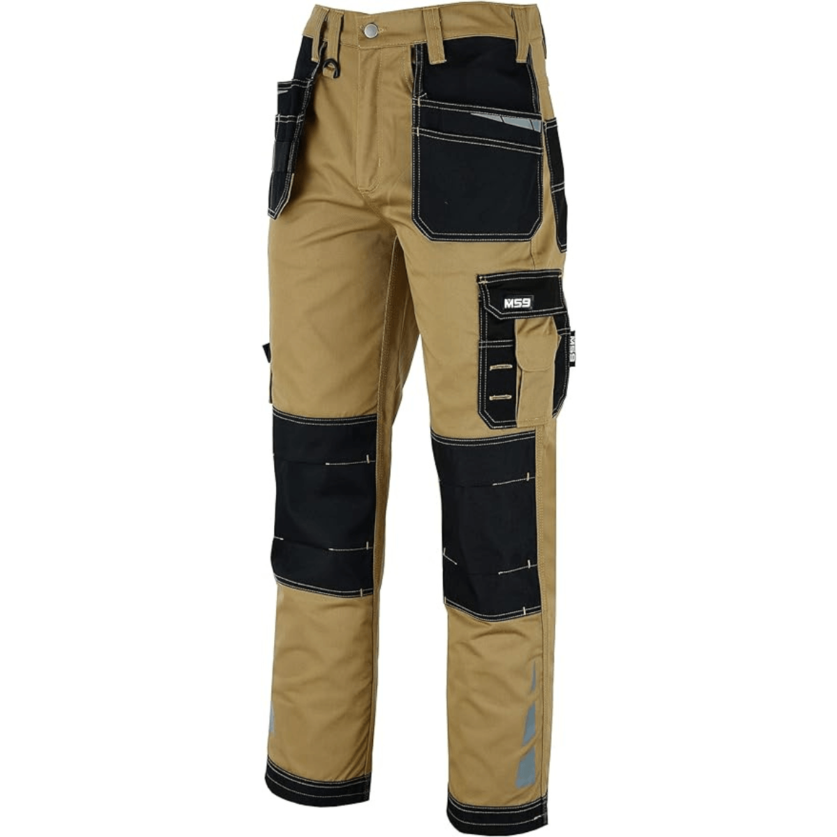 MS9 E1 Mens Hi Viz Cargo Combat Holster Pockets Trousers - MS9
