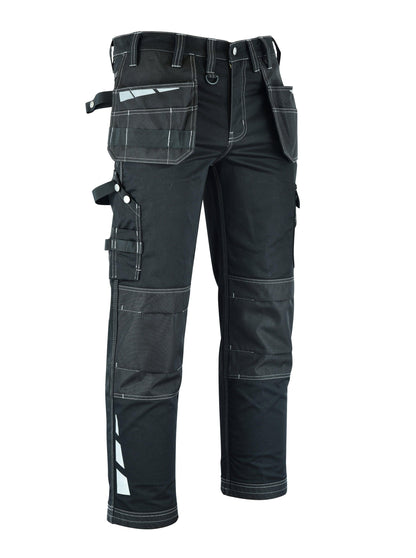MS9 E1 Mens Hi Viz Cargo Combat Holster Pockets Trousers - MS9