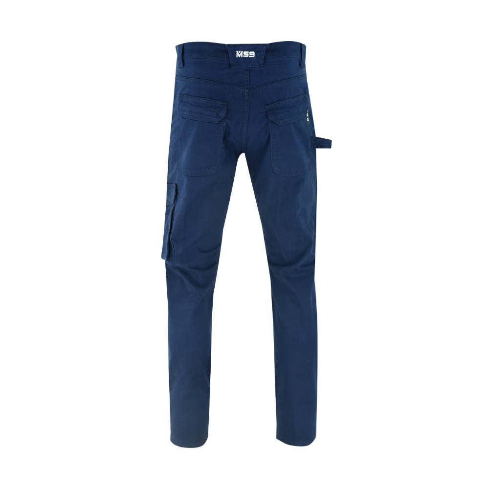 MS9 Men's Cargo Work Slim Fit Stretch Spandex Pants Trousers Jeans Chinos K1