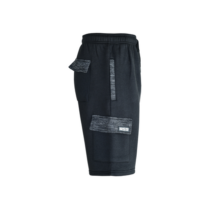 MS9 Mens Cargo Jogging Bottom Fleece Work Shorts Tracksuit Cargo Shorts H15