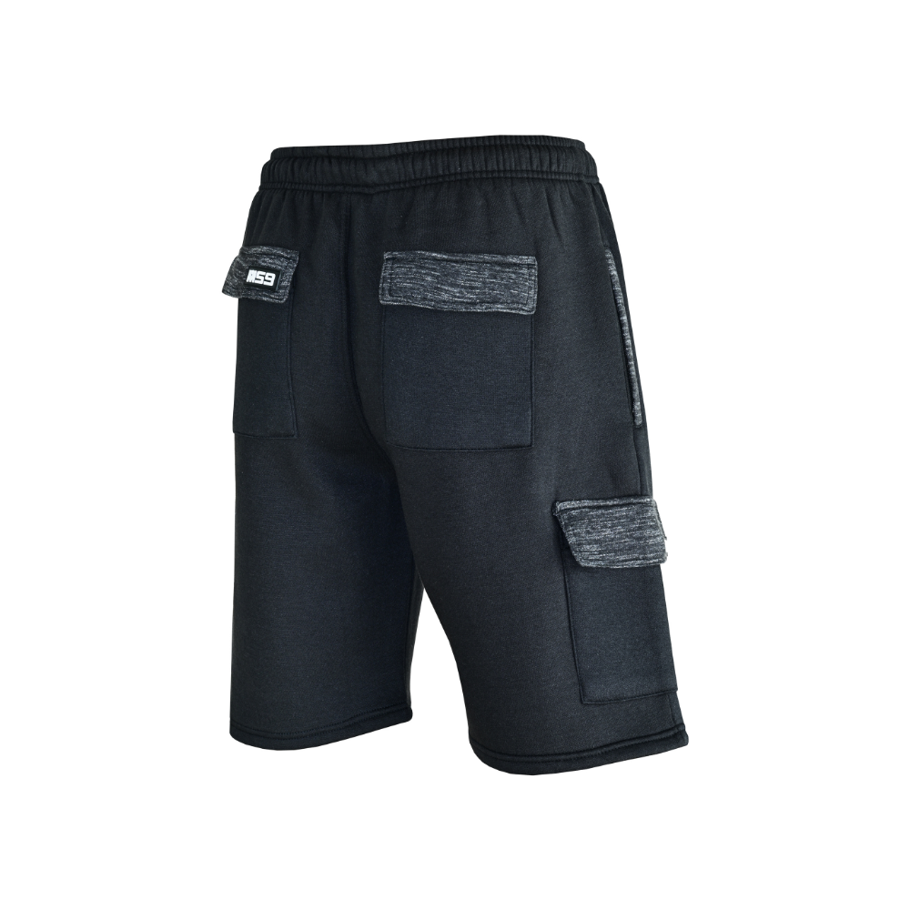 MS9 Mens Cargo Jogging Bottom Fleece Work Shorts Tracksuit Cargo Shorts H15