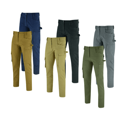 MS9 K1 Mens Cargo Slim Fit Stretch Work Pants - MS9