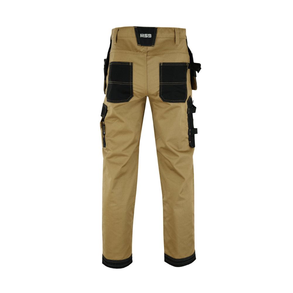 MS9 E1 Mens Hi Viz Cargo Combat Holster Pockets Trousers - MS9