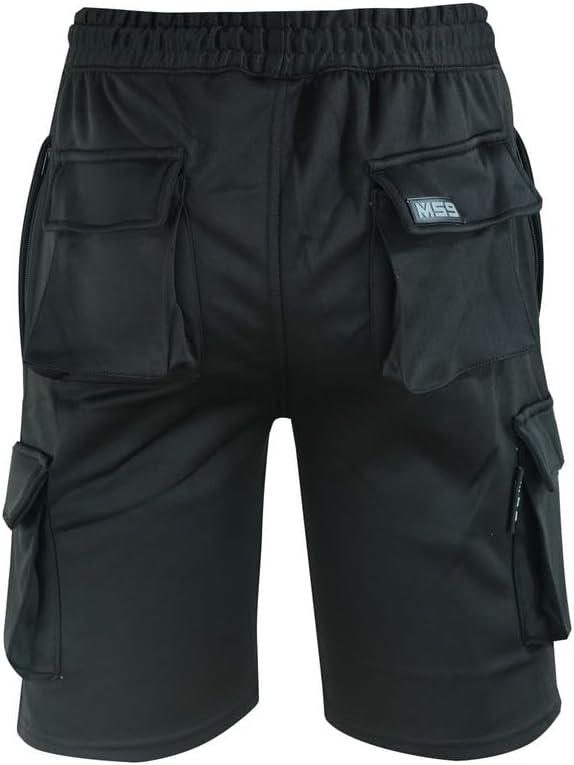 MS9 H5 Mens Cargo Pockets Work Fleece Shorts