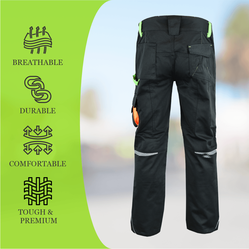 MS9- 1145 Mens Cargo Combat Work Trousers Pants Jeans - MS9