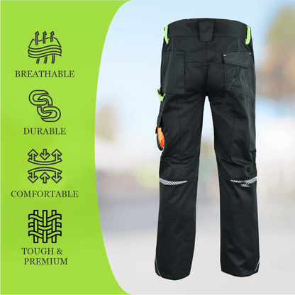 MS9- 1145 Mens Cargo Combat Work Trousers Pants Jeans - MS9