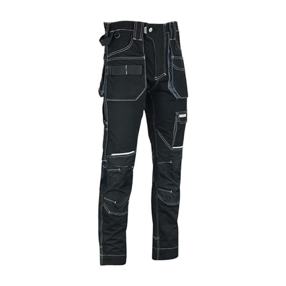 MS9- F1 Mens Cargo Slim Fit Stretch Spandex Flexible Work Trousers - MS9