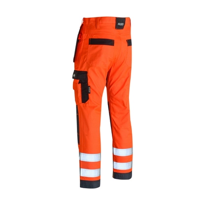 MS9 Mens Hi Viz Vis  Cargo Combat Holster Pockets Tactical Working Work Trouser Trousers Pants Jeans