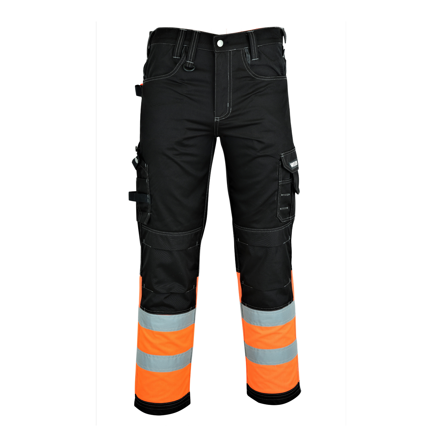 MS9 Mens Hi Viz Vis  Cargo Combat Holster Pockets Tactical Working Work Trouser Trousers Pants Jeans