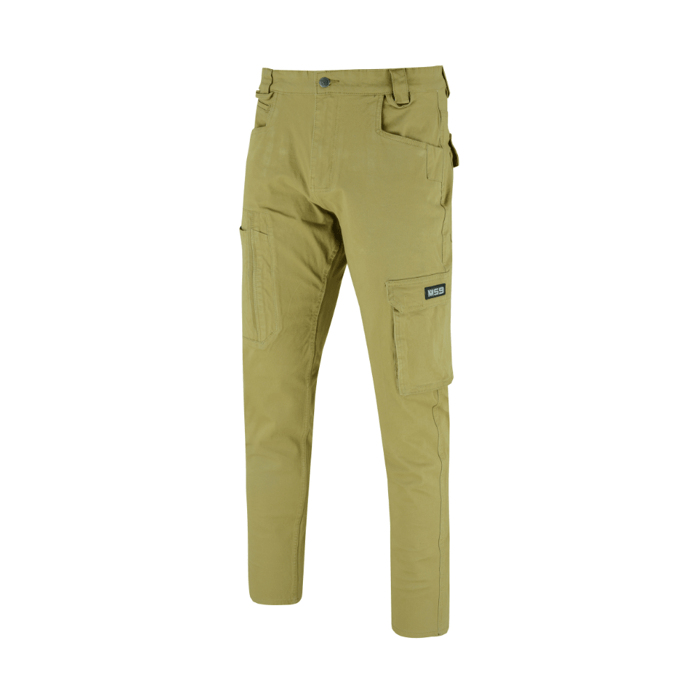 MS9 K1 Mens Cargo Slim Fit Stretch Work Pants - MS9