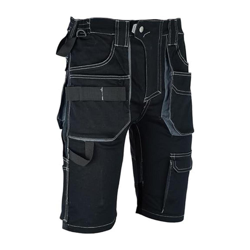 MS9 F1 Mens Cargo Slim Fit Stretch Work Shorts - MS9