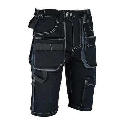 MS9 F1 Mens Cargo Slim Fit Stretch Work Shorts - MS9