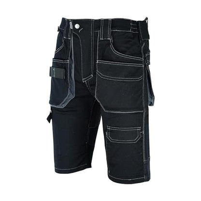 MS9 F1 Mens Cargo Slim Fit Stretch Work Shorts - MS9