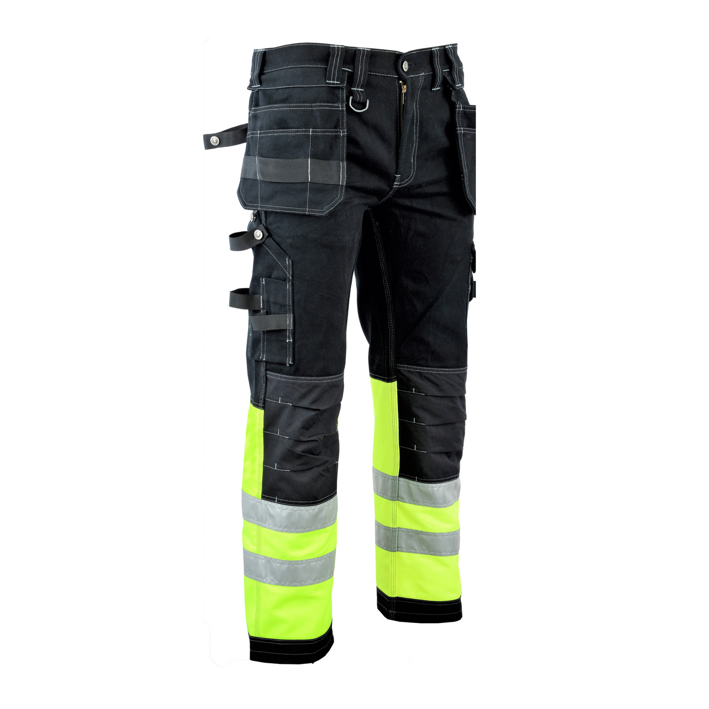 MS9 Mens Hi Viz Vis  Cargo Combat Holster Pockets Tactical Working Work Trouser Trousers Pants Jeans