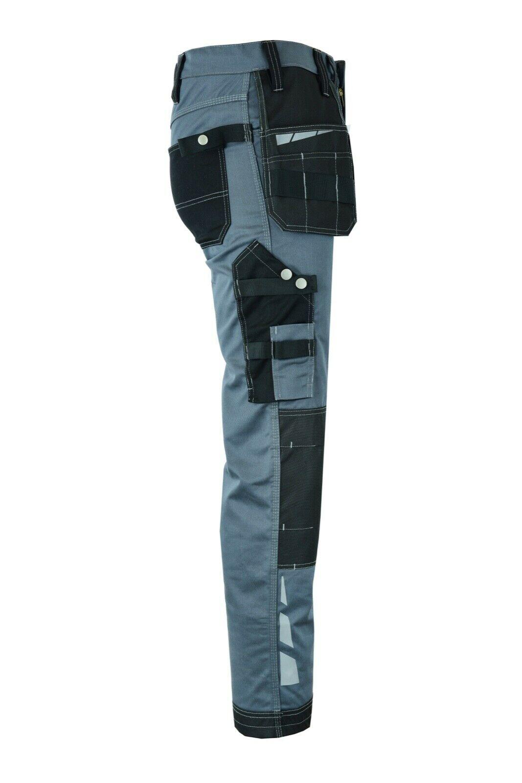 MS9 E1 Mens Hi Viz Cargo Combat Holster Pockets Trousers - MS9