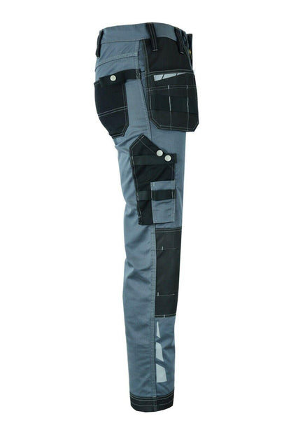 MS9 E1 Mens Hi Viz Cargo Combat Holster Pockets Trousers - MS9
